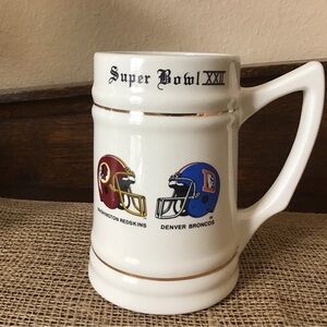 Vintage Super Bowl XXII 1988 Stein